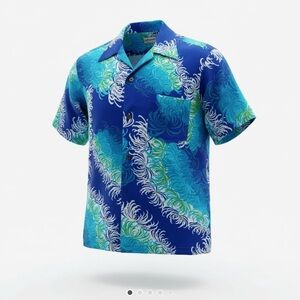 Vintage 60s Malihini Hawaiian Shirt Mens Large Made in Hawaii . The Sample Shop